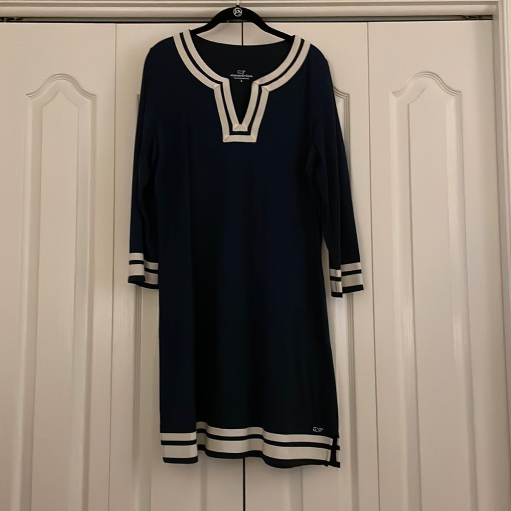 Vineyard Vines Navy Tunic Dress